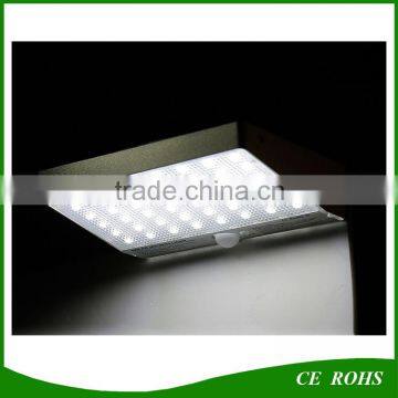 Auto Induction led dimming sensor light Wireless 48LED Wall Mounted LED 3W Solar Sensor Light