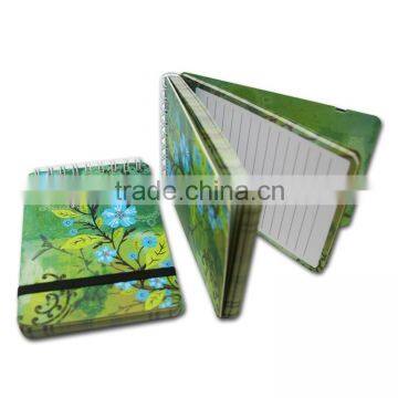 ODM Elastic Bound Small Notepad with Spiral (BLY5-5035PP)