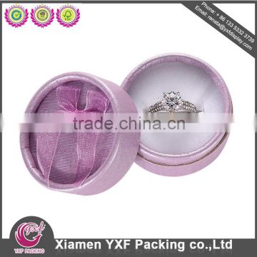 Jewerly paper board round rigid paper box, paper jewelry box, ring box