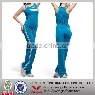 cooling slim fit bamboo/polyester women Yoga wear