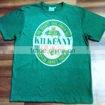 100% ORGANIC COTTON MENS T-SHIRT WITH PRINT