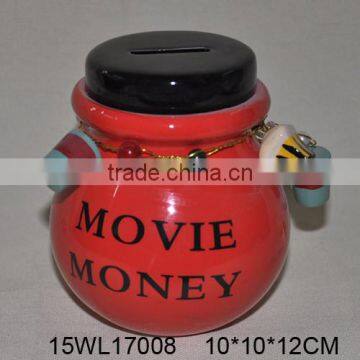 Wholesale Simple Ceramic Cash Box,ceramic Piggy Box,ceramic Money Box,ceramic Coin Box photo-6