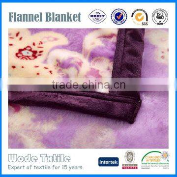 China market super soft customized printing flannel blankets