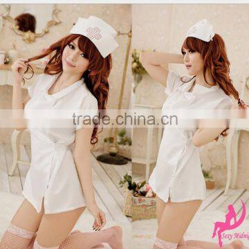 C507 Sexy Nurse Teddy Lingerie Costume sexy hollow out fashion clubwear women