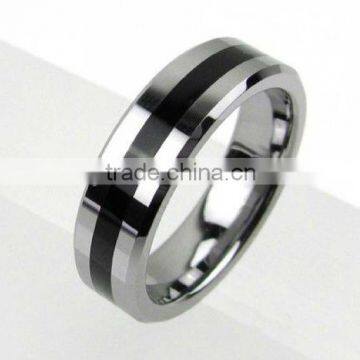 fashion two tone fashion tungsten band #44005