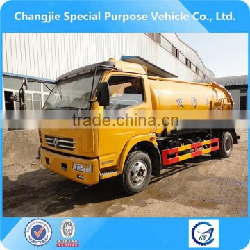 Factory sale customized cheap price good quality dongfeng 6m3 sewage suction tanker truck