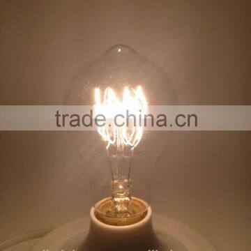 A19 Quad Loop Tungsten Shape E27/b22 Edison Filament Bulbs 40w/60w photo-3