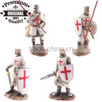 custom polyresin knight figures 16cmH