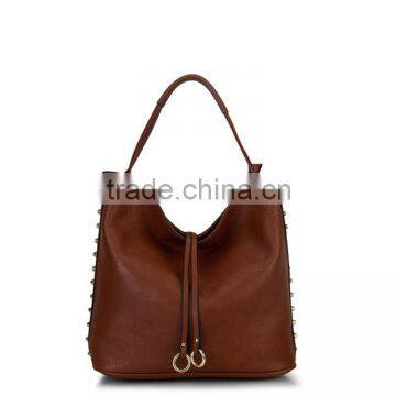 New Design Fashionable Faux Leather Hobo Bag for Girls