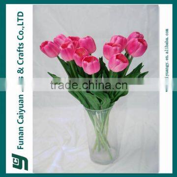 New design PU tulip real touch decoration artificial flower