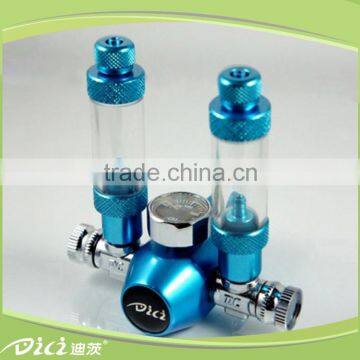 Wholesale new style cheap single gauge CO2 regulator+2 bubble counter