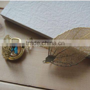 Metal leaf book mark/wholesale leaf metal book mark                        
                                                Quality Choice