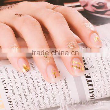 Custom High Quality Egyptian Pattern Nail Art Sticker Decals 3d Nail Sticker Metallic Tattoo Sticker Set photo-4