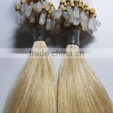 pre-bonded human hair extension/nail hair extension/nail-tip human hair /stick hair/keratin human hair extension