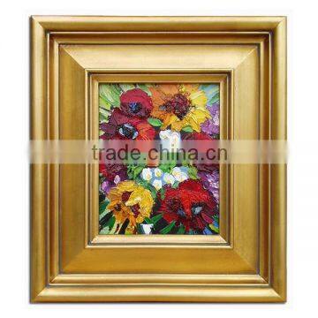 French Impressionist with wood gold opulent frames