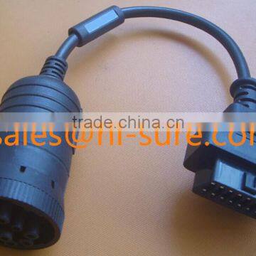 deutsch connector cable J1939 to 16PIN OBD2 for heavy truck diesel engine diagnostic scanner