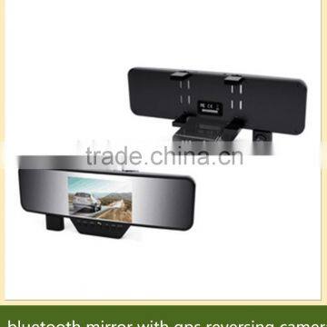 5.0" Touch Android Rearview Mirror Bluetooth WiFi FM FHD 1080P Dash Camera Parking Dvrs Rear View GPS Navigation Free Map