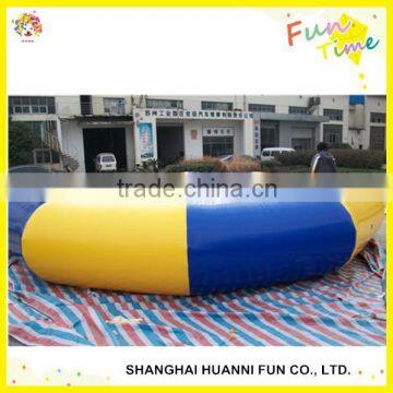 2015 newest design water fun inflatable floating trampoline