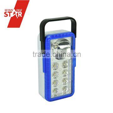 Cheap Handle Stretch 8+1 LED Emergency Lights for Homes Yellow Green Blue