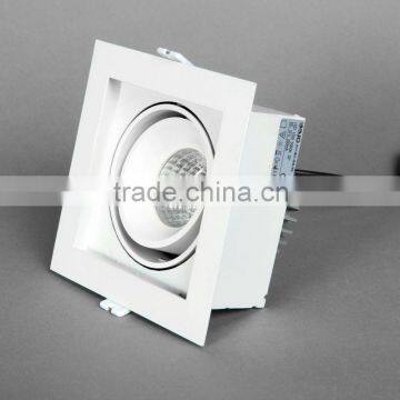 White and black housing BJ-GS-65 1x10W recessed COB LED downlight