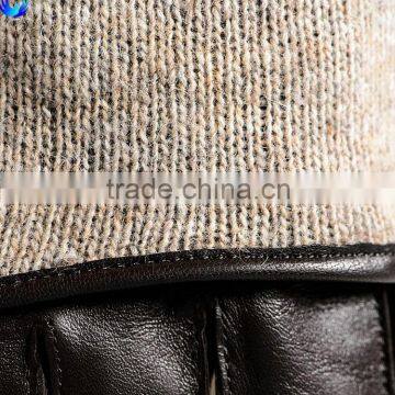 Winter Men Sheepskin Leather Gloves With High Quality photo-4