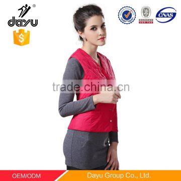 promotional low price waistcoat models for ladies customized label eco-friendly windproof fashion women waistcoat