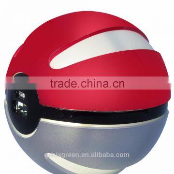 poke ball power bank 6000 mAh external poke ball battery charger portable power bank