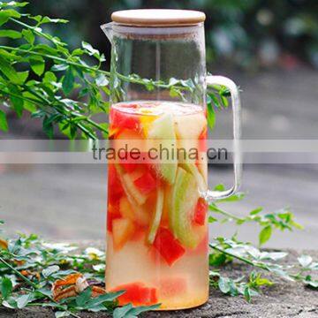 Borosilicate Glass Heat Resistant Cold Kettle Tea Coffee Pot With Handle photo-2