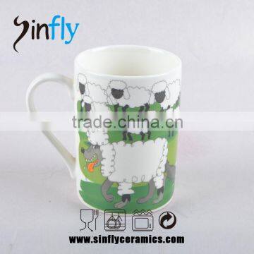 High Quality Ceramic Milk Mug With Cartoon Image photo-3