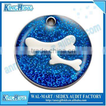 Personalized Stainless Steel cool qr id dog tag with laser engraving