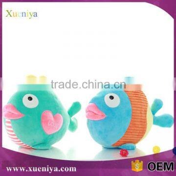 Promotion China Made Cute Custom Soft Fish Plush Toy Fabric Plush Toys