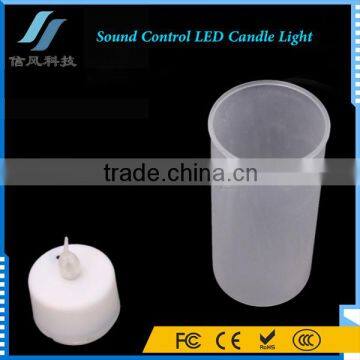 Color Changing Electronic LED Candle Lights Sound Control Candle Colorful