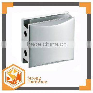 Square beveledge edge brace 0degree fixed Zinc alloy PSS/SSS glass door clamp Aluminum glass fitting Door hinge