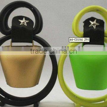 2" swiss cow bell with napkin holder A4-C019 various colors available ,for hotel and restaurant use (A580)