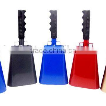 11.2inch handle cow bell with rubber grip