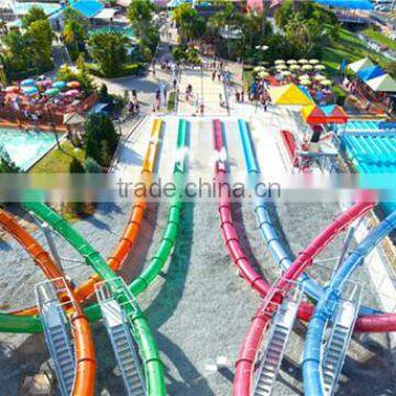 2016 Aqualoop Water Amusement Park Spiral slide Fiberglass water slide for sale -WM International