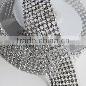 China Supplier Diamond Mesh Rhinestone Wrap for Candle Holder photo-4