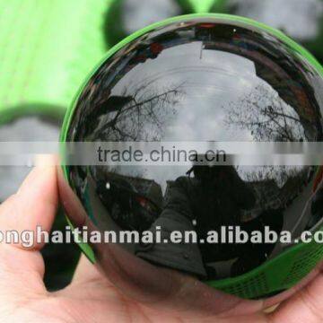 Wholesale Hot Sale Rare Natural Black Clear Quartz Sphere Obsidian Crystal Ball photo-2