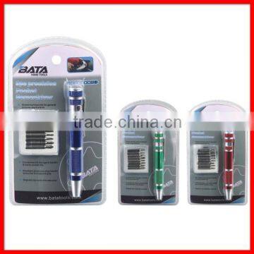 9pc Pocket Precision Screwdriver Set