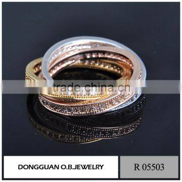 New fashion 14k fashion love's set ring for couple , gold wedding rings set