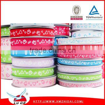 2015 wholesale high-quality customized printed grosgrain ribbon