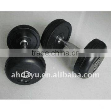 Adjustable rubber dumbbell set