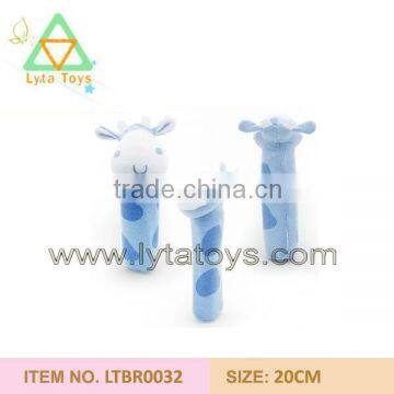 Wholesale plush baby rattles for boys