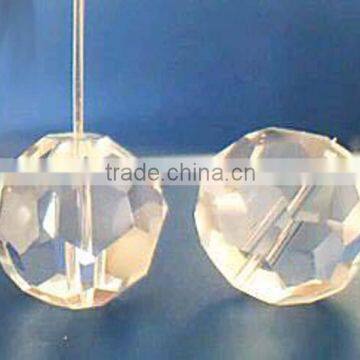 2016 Clear facet ball shaped cystal beads