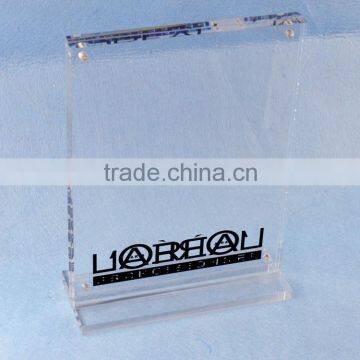 Professional manufacturing best price high transparent acrylic material acrylic sign holder