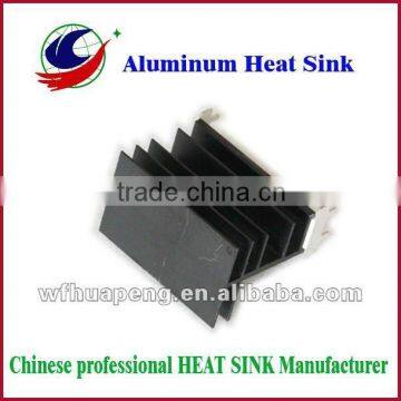 Black anodizing heat sinks