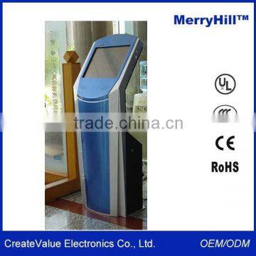 2015 Lastest Technology 15/17/19/22 inch Floor Standing Self Payment Kiosk For Bank