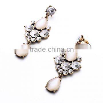 New Type Latest Fashion Jewellery Zircon Earrings Wholesale Lot Fashion Design Hanging Earrings