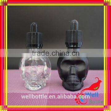 Wholesale Brand New Skull Glass Dropper Bottle 15ml Skull Glass e Liquid Bottle for Nail Polish Oil photo-6