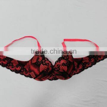 Sexy Women Embroidery Lace Lingerie Underwear Push-Up Brasexy Sponge Bra photo-2